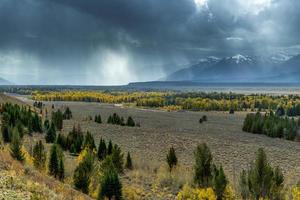 Scenic View of the Grand Teton National Park photo