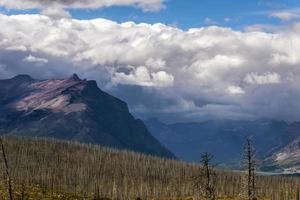 Purple Mountains next to Lower Two Medicine Lake photo