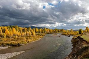 View along the Gros Ventre River photo