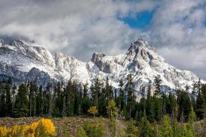 vista panorámica del parque nacional grand teton foto