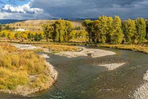 View along the Gros Ventre River photo