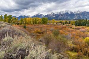 Scenic View of the Grand Teton National Park photo