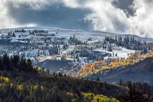 colores de otoño en wyoming foto