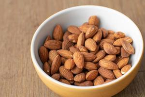 delicious almond in the bowl