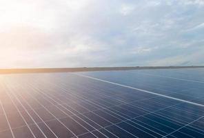 sistema de células solares para salvar el mundo y la energía foto