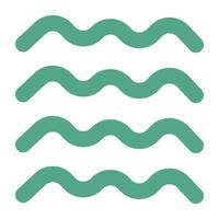Trendy Waves Concepts vector