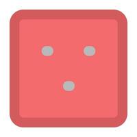 Trendy Dice Concepts vector