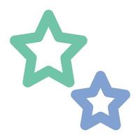 Trendy Stars Concepts vector