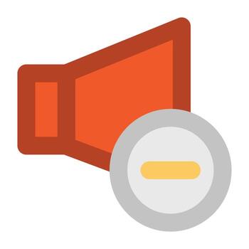 Decrease Volume Concepts vector