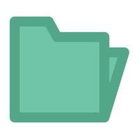 Trendy Folder Concepts vector