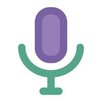 Trendy Microphone Concepts vector