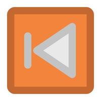 Rewind Button Concepts vector