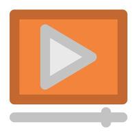 conceptos de reproductor de video vector