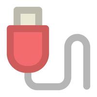 conceptos de usb de moda vector