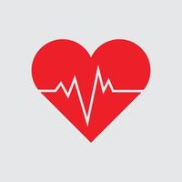 Heart Icon Vector. Perfect Love symbol. Valentine's Day sign, emblem isolated on white background , Flat style for graphic and web design, vector