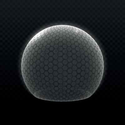 Energy force field, bubble shield Template for your design
