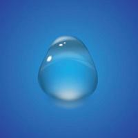 Realistic Water drop vector