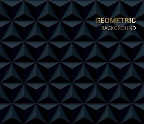 Geometric triangle pattern