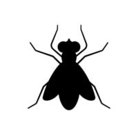 icono de signo de mosca. ilustración vectorial vector