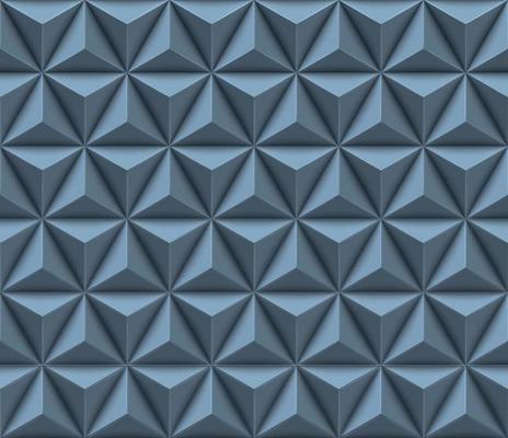 Geometric triangle pattern