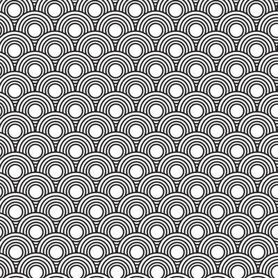 circle pattern background for events and activities in white and black