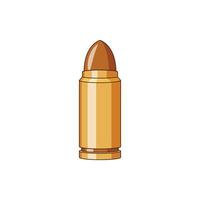 Bullet vector icon isolated on white background.