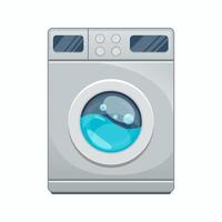 washing machine vector isolated on white background