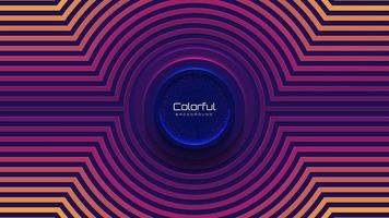Futuristic abstract circle glowing background SS vector