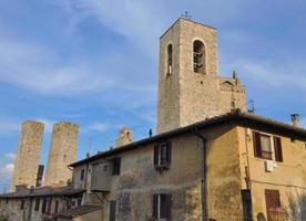 View of the city of San Gimignano photo