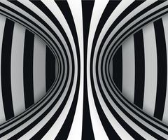 ilusión óptica de líneas vector