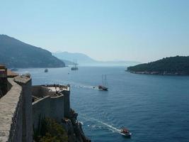 View of the city of Dubrovnik photo