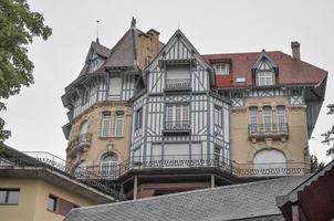 View of the city of Meursault in the Cote d Or department in Bur photo