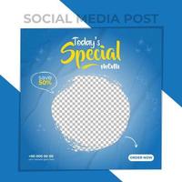 special Food social media post vector