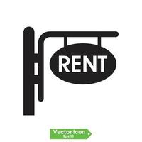 House for rent vector icon