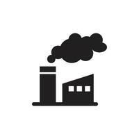 Pollution icon symbol Flat vector illustration for graphic and web design.