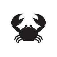 Crab vector icon. crab sign on background. crab icon for web and app