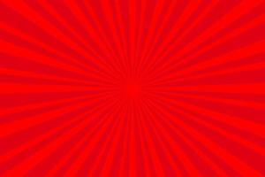 Colorful red ray star Pattern Background. Sunburst radial backdrop vector