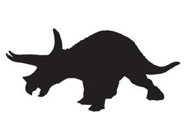 Triceratops  , dinosaur on isolated background . vector