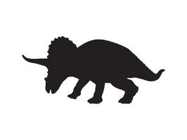 Triceratops  , dinosaur on isolated background . vector