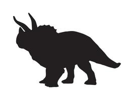 Triceratops  , dinosaur on isolated background . vector