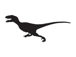 Velociraptor  , dinosaur on isolated background . vector