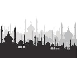 mosque vector design with Islam theme