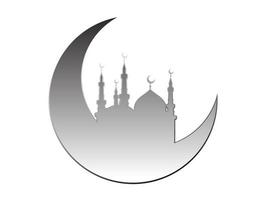 mosque vector design with Islam theme