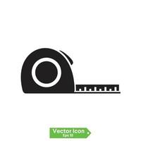 Measurement tape vector style flat trendy