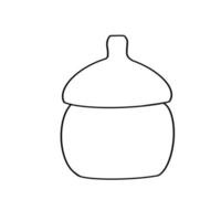 Bottle Baby Feed Suck Drink Food Equipment vector