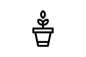 Growth Icon Startup Line Style Free vector
