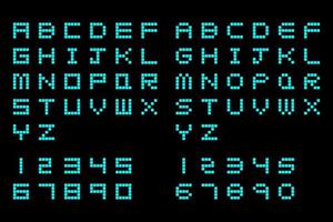 diseño de hud moderno de forma geométrica abstracta abcd. vector