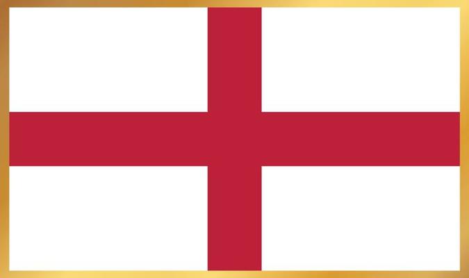 England flag, vector illustration