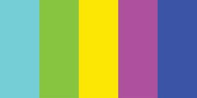 color schemes combinations palettes. Illustration CMYK colors for print. Vector color palette