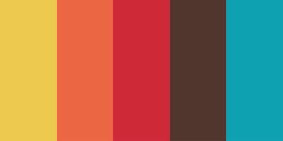 color schemes combinations palettes. Illustration CMYK colors for print. Vector color palette